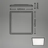 BRILONER SLIM LED Panel, Neutralweißes Licht, Produktbild-Vorschau 4
