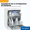 Exquisit Stand-/Unterbau-Geschirrspüler GSP9616-450B weiß | Produktbild-Vorschau 5