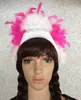 N7-55-56 weiß mit Silberborte und pink-weißer Boa Produktbild-Vorschau 2