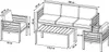 Primaster Gartenmöbel-Set Kreta Produktbild-Vorschau 2