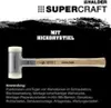 Halder Schonhammer 550g Gesamtlänge 335mm Kopf-Durchmesser Produktbild-Vorschau 21