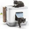 Karlie Katzentoilette Cube II  Kunststoff - Grau - 48x40x43 Produktbild-Vorschau 7