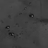 A close-up view of a black fabric surface with water droplets on it. Produktbild-Vorschau