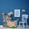 relaxdays Kinder Aufbewahrungskorb Waschbärmotiv Produktbild-Vorschau 2