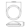 BRILLIANT Plafonnier à LED blanc pour l'extérieur | Voir les images du produit 4