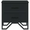Nachttische 2 Stk. Schwarz 40x30x40 cm Holzwerkstoff Produktbild-Vorschau 5