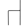 A black metal garden stake on a white background. Produktbild-Vorschau