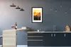 MuchoWow® Gerahmtes Poster Kühe - Sonnenuntergang - Wiese - Produktbild-Vorschau 2
