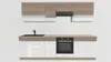 Küchenzeile 270 cm - ECONO A PLUS - Sonoma Eiche - Weiß Produktbild-Vorschau 1
