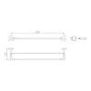 PaulGurkes Design 2er Handtuchhalter Handtuchstange Produktbild-Vorschau 5
