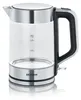 Severin Wasserkocher Glas/Edelstahl, 1,7L, 2200W, kompakt, Produktbild-Vorschau 1