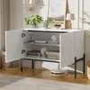 Buffet Merax avec 2 portes, commode avec pieds en métal, Voir les images du produit 5