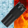 Termohrnček 400 ml, čierny, nerezový, nepriepustný, teplé a Náhľad obrázku produktu 4