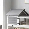 PawHut Schildkrötenhaus aus Holz Schildkrötengehege mit Produktbild-Vorschau 9