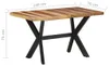 vidaXL Jídelní stůl 140x70x75 cm z masivního dřeva medové Náhled obrázku produktu 5
