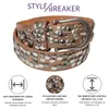 styleBREAKER Damen Nietengürtel 4 cm | Kunstleder mit Produktbild-Vorschau 3