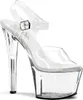 SKY-308 Damen Sandale von Pleaser, Transparent  , EU 38, US Produktbild-Vorschau 1