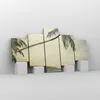 Bild auf Leinwand - Leinwandbild - 5 Teile - Palme Strand Produktbild-Vorschau 4