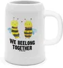 Mr. & Mrs. Panda Humpen Biene Verliebt - Weiß - Geschenk, Produktbild-Vorschau 1
