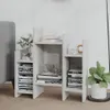 vidaXL Policová skříň Concrete Grey 60x26x60 cm Dřevěný Náhled obrázku produktu 3