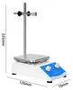 Magnetické míchadlo s topnou deskou – laboratorní topná Náhled obrázku produktu 8
