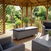 di volio Gartenbank Sitzbank Mit Stauraum Wetterfeste Produktbild-Vorschau 4
