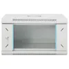 vidaXL 6HE Wandmontierter Netzwerkschrank 19" IP20 53x40x30 Produktbild-Vorschau 2