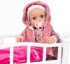 Kinderplay Puppenwiege 2-in-1 mit Bettwäsche – Schaukelbett Produktbild-Vorschau 6