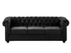 3-Sitzer Sofa aus  CHESTERFIELD- Schwarz Produktbild-Vorschau 1