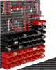 A wall-mounted organizer with many small bins and tools. Náhled obrázku produktu