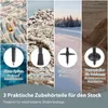 COSTWAY Alu Nordic Walking Stöcke Teleskop Wanderstock Produktbild-Vorschau 7