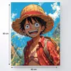 quadro per numero con cornice One Piece Monkey 40x50 cm Anteprima dell’immagine prodotto 3