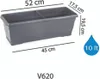1+1 Blumentopf mit Wasserreservoir - Terracotta Produktbild-Vorschau 2
