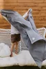 Musselin Decke 150x200 cm BLAU – EINLAGIG 100% Baumwolle Produktbild-Vorschau 11