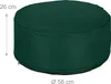 Relaxdays aufblasbarer Hocker, Outdoor Pouf für Garten, Produktbild-Vorschau 4