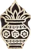 Stempel aus Holz - Vase - 3 cm - Holzstempel Produktbild-Vorschau 2