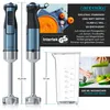 A collage of product images and marketing text for an Arendo immersion blender. Náhľad obrázku produktu
