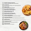 A collage of text descriptions and images of food prepared in an air fryer. Anteprima dell’immagine prodotto