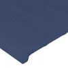 The Living Store LED Kopfteil Blau 147x16x118/128 cm Stoff Produktbild-Vorschau 6