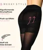Merry Style Damen figurformende Bauchweg Strumpfhose mit Produktbild-Vorschau 3