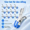 12er-Set Edelstahl Klammern für Poolabdeckung & Produktbild-Vorschau 3