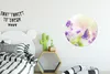 MuchoWow® Aluminium Wandkreis Lavendel - Schmetterling - Produktbild-Vorschau 3
