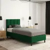 Hotelbett 90x200 cm - Grün - Polsterbett für Hotels und Produktbild-Vorschau 3