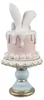 Clayre & Eef Dekorationsfigur Kuchen Ø 9x19 cm Rosa Produktbild-Vorschau 1