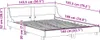 vidaXL Massivholzbett ohne Matratze Weiß 140x190 cm Produktbild-Vorschau 8