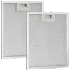 Two aluminum range hood grease filters are shown side-by-side against a white background. Produktbild-Vorschau
