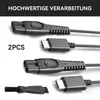2er Set Superer USB-Ladekabel 5V (USB-C) für Philips Produktbild-Vorschau 7