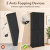 KOMFOTEU Mobile alto da cucina con ripiano regolabile, Anteprima dell’immagine prodotto 5