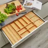 ORGA-BOX-1 BAMBUS Besteckeinsatz mit 10 Fächern für Blum Produktbild-Vorschau 3