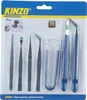 Kit 7 Pinces Précision Kinzo Kit 7 Pinces, Acier De Voir les images du produit 1